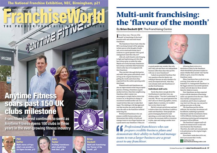 Multi-unit franchising